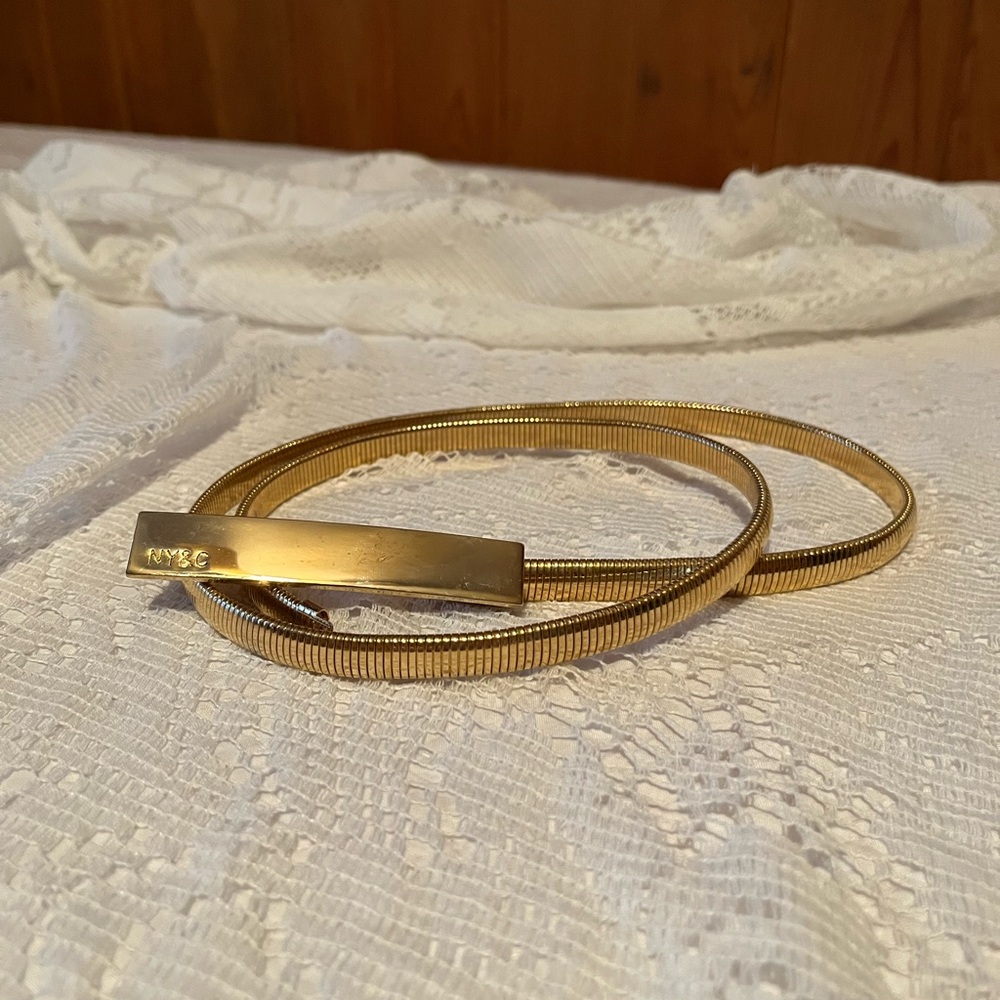 New York & Company Gold Women's Belt